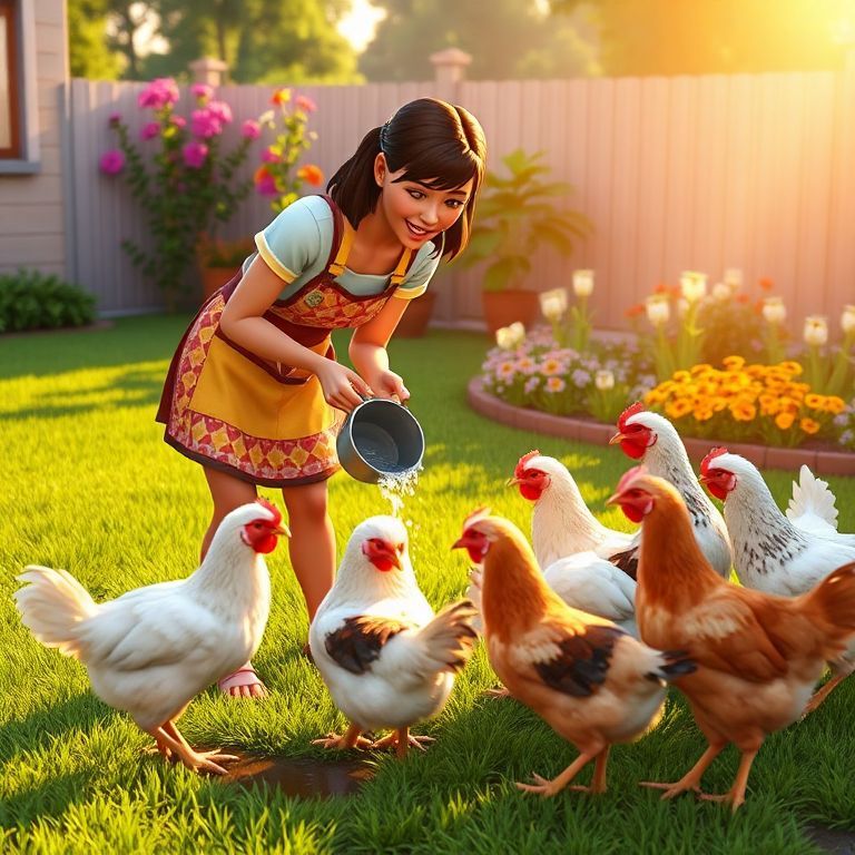 how do you clean chickens in sims 4